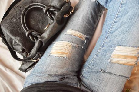 DIY Tattered Jeans