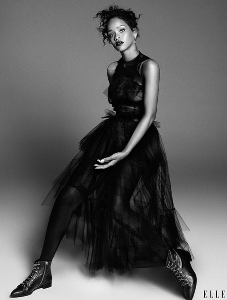 Editorial: Rihanna Covers ELLE's December 2014 Issue