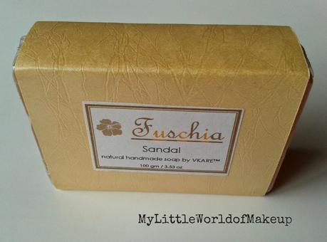 Fuschia Natural Handmade Soap in Sandal Review