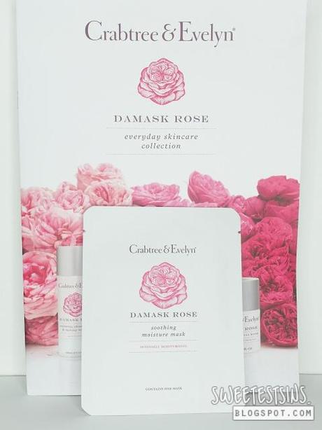 crabtree & evelyn damask rose soothing moisture mask review