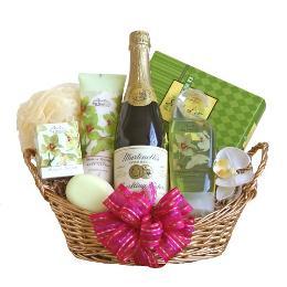 California Delicious - Vanilla Orchid Spa Valentine Gift Basket