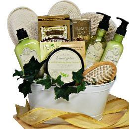 Art of Appreciation - Serenity Spa Green Tea Aromatherapy Gift Set Bath and Body Gift Basket