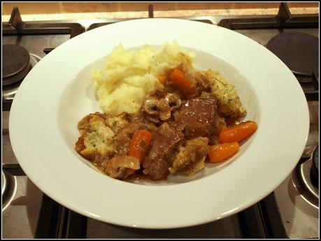 Braised beef with carrots