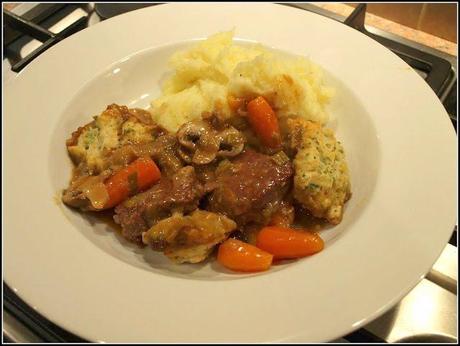 Braised beef with carrots