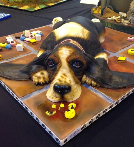 Dog Cake with sweets