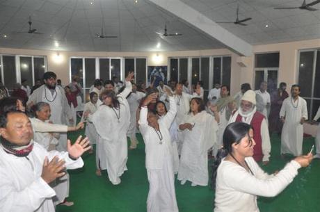 A meditation camp at Lumbini Jetban  Source: Google Images