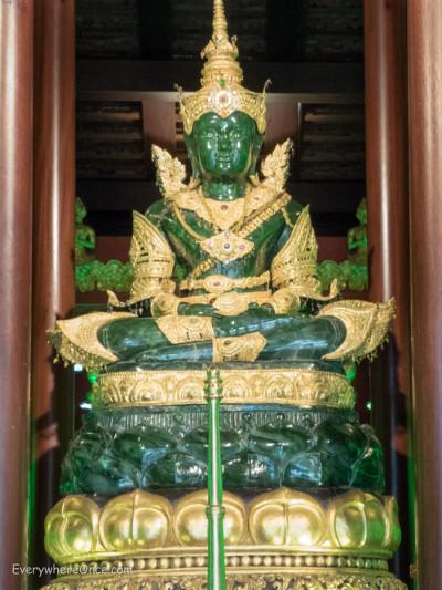 Emerald Buddha at Wat Phra Kaew, Chiang Rai Thailand