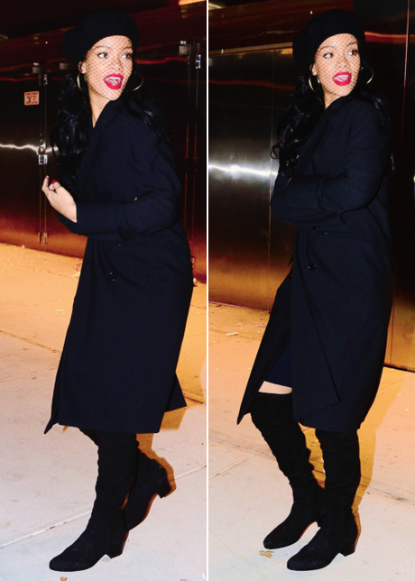 Rihanna Out In About In New York