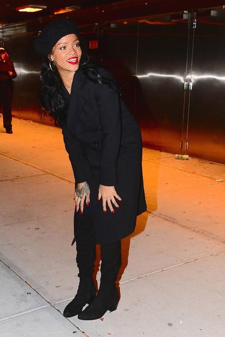 Rihanna Out In About In New York