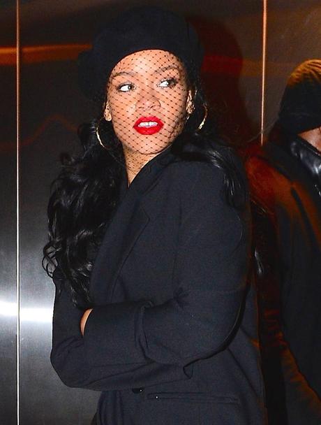 Rihanna Out In About In New York