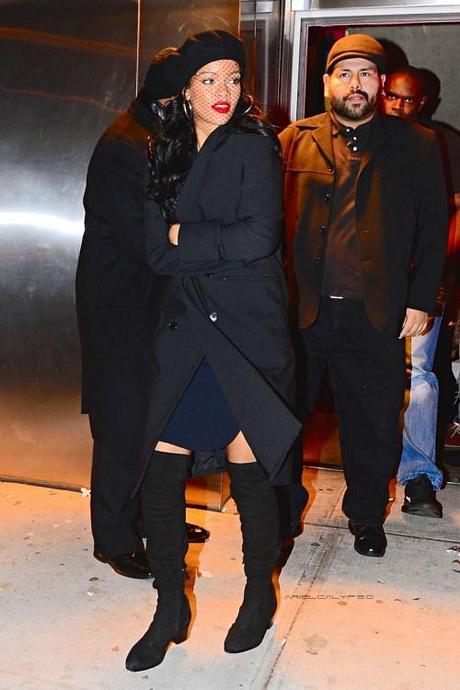 Rihanna Out In About In New York