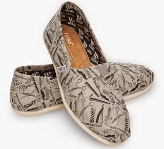 Shoe of the Day | TOMS for Movember Barber Shop Classics