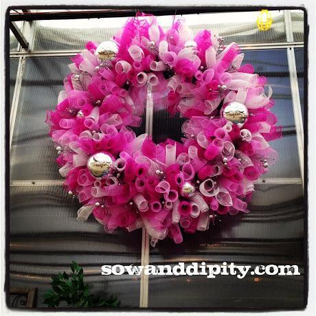 Breast Cancer Fundraiser Wreath