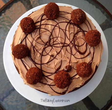 Golden Ale & Dark Chocolate Cake with Exploding Truffles