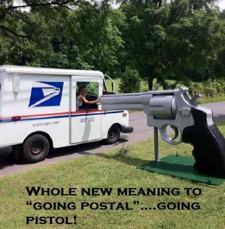 gun mailbox