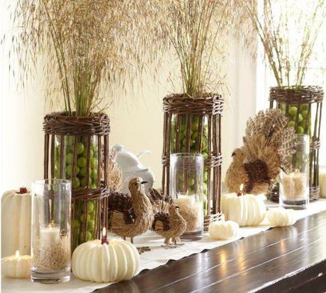 Thanksgiving Table Scapes! White Pumpkin Style