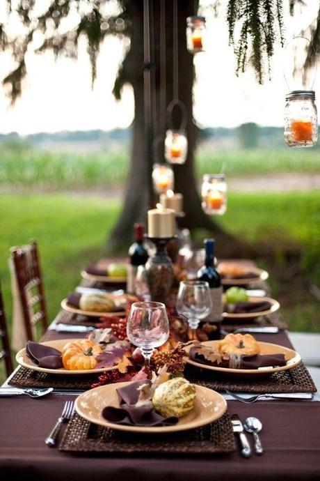 Thanksgiving Table Scapes! White Pumpkin Style