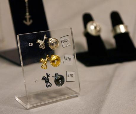 Karen Smith jewellery, Karen Smith, pop up shop, jewellery, Dundee, Time Lifestyle Boutique, Christmas Shopping, stud earrings, lock and key earrings