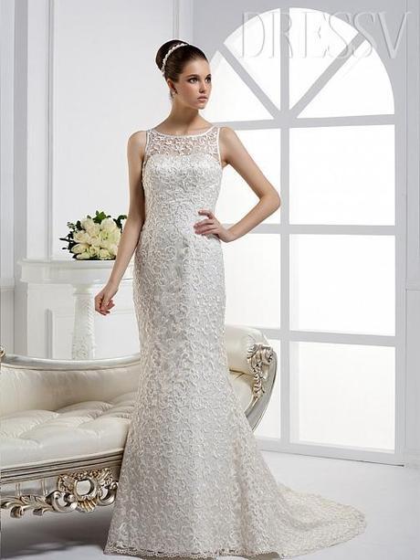 Cheap Lace Wedding Dresses from Dressv