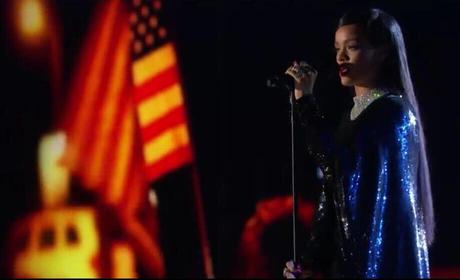 Rihanna Performs Meledy At Concert For Valors