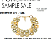 Shopping PONO Jewelry Holiday Sample Sale