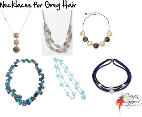 necklaces for gray hair