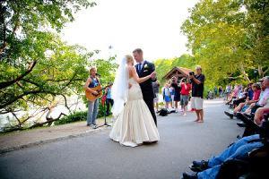 wedding central park first dance