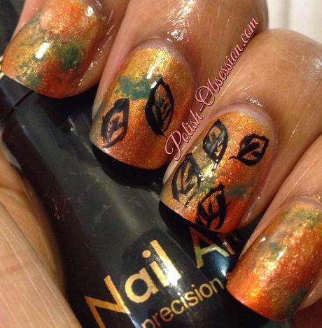 Fall Busy Girl Nails - Leaves