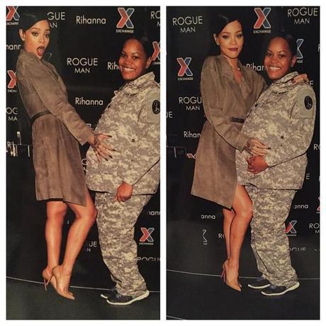 Rihanna Promotes Rouge Man in Fairfax Virginia