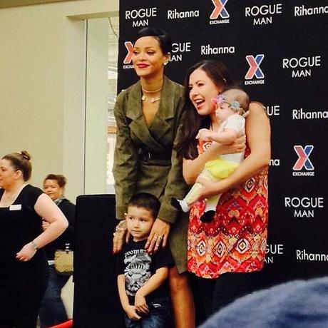 Rihanna Promotes Rouge Man in Fairfax Virginia