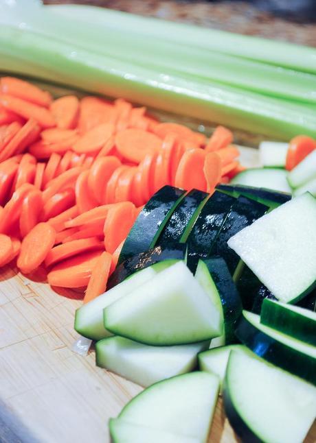 Vegetable Curry with Zucchini and Sweet Potatoes