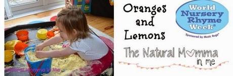 World Nursery Rhyme Week: Oranges and Lemons Messy Play