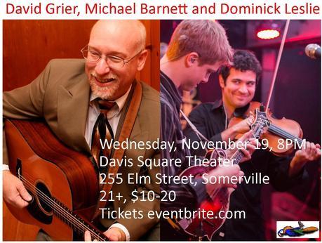 Progressive Bluegrass Comes to Davis Square November 19