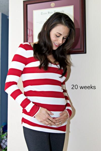 20 weeks pregnant