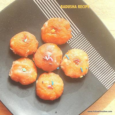 BADUSHA RECIPE | HOW TO MAKE BADUSHA RECIPE - STEP BY STEP PHOTOS