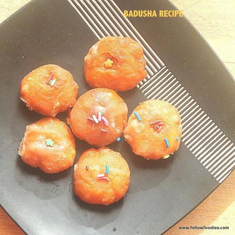 BADUSHA RECIPE | HOW TO MAKE BADUSHA RECIPE - STEP BY STEP PHOTOS