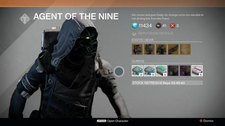 Destiny: Xur location and inventory for November 14, 15