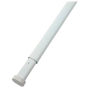 Levolor A7004213353 48-86 Oval Shower Tension Rod - Use for socket top curtains or with cafe rings