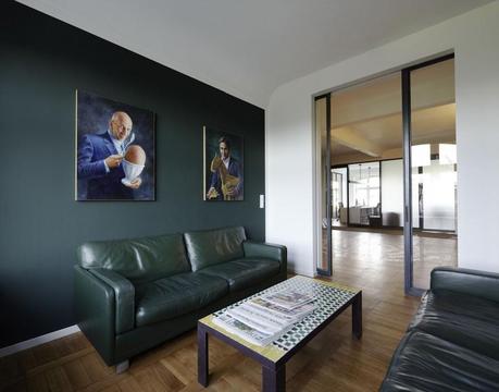 Dark Green Color Walls