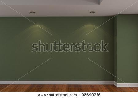 Dark Green Color Walls