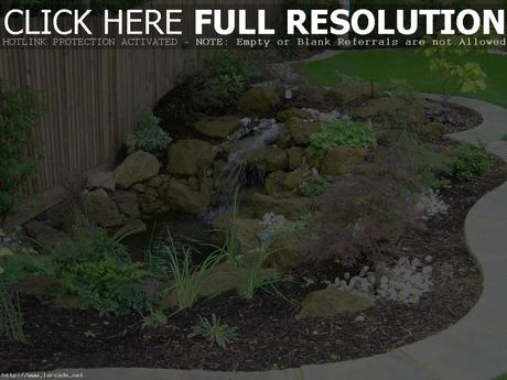 Natural Pool Flower Garden