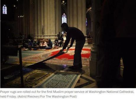 Washington National Cathedral Muslim prayer service