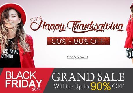 Black Friday & Thanksgiving Day Sales at Choies