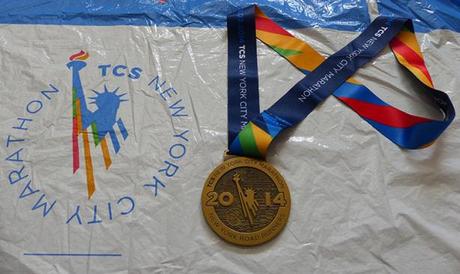 New York City Marathon 2014 medal