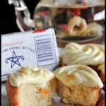 TANGERINE CUPCAKES WITH LEMON CREAM CHEESE FROSTING