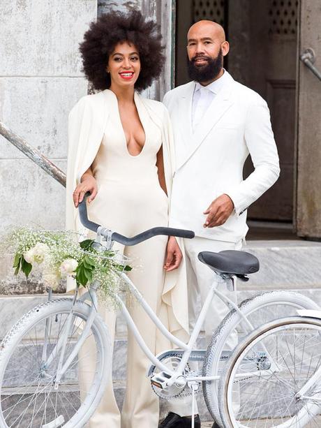 Solange Knowles Nails Unconventional Wedding Glam