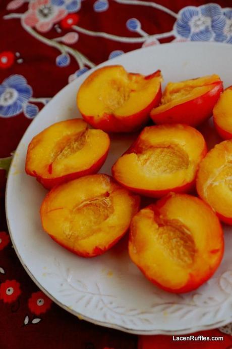 Healthy Breakfast: Grilled Fruit With Raw Vegan Banana Ice Cream