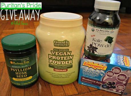 Healthy Funfetti Milkshake Puritan's Pride Giveaway via Fitful Focus