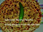 Spicy Sprouted Moong Paratha