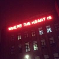 Light installation in Leeds